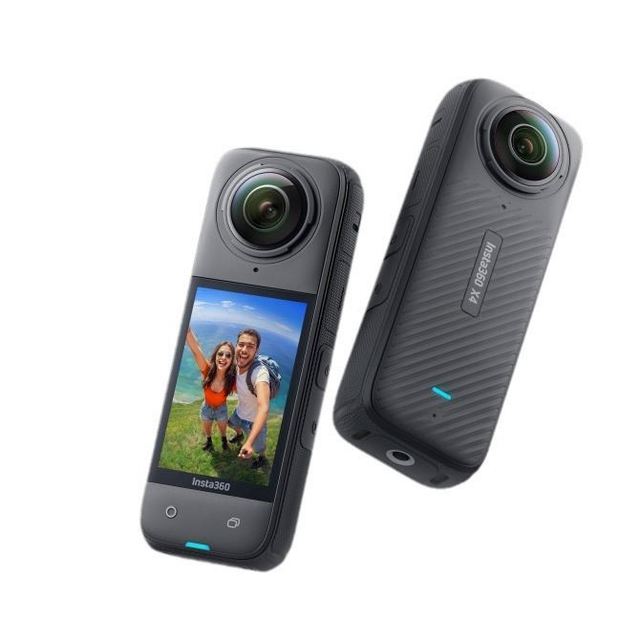 X625 Insta360 X4 Waterproof 8k 360 Action Camera, 4k Wide-angle Video,135 Min Battery Life, Ai Editing, Stabilization, for Sport