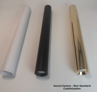 Tube lumineux LED linéaire suspendu 3W 5W 200-600mm Noir Blanc Or pour îlot de cuisine et table à manger