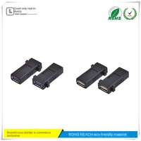 Cable adaptador USB 3.0 hembra a hembra de cobre para montaje en panel, suministrado por el fabricante, módulo de alta velocidad compatible con datos