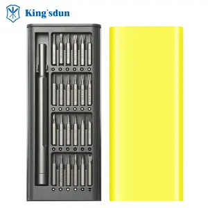 King'sdun 25 In 1 Mini Precision Screwdriver Kit Portable Magnetic Screwdriver Bit Set Electronics Repair Screwdriver Kit Tools