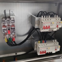 Boîtier de distribution extérieur en acier inoxydable, panneau de maintenance, interrupteur transparent, boîte murale étanche de haute qualité avec prise