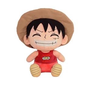 MIni Q versi haute qualité vente entière figurine japonaise jouet personnalisé nouveau Design personnages de dessins animés peluche douce peluche Luffy peluche