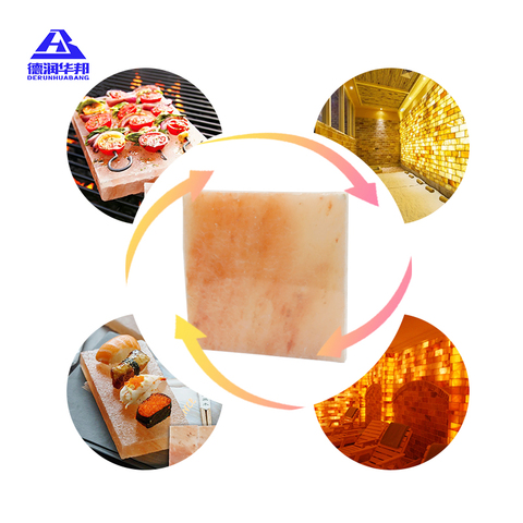 Salt Sand Salt Blocks Himalayan Rose Salt Hot Springs Bathing Bathing Sweat Steaming Room Salt Sand Bull Licking Salt Bricks