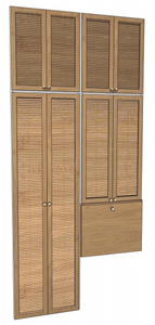 PI XJY20241008001 Custom for Apartments Modern Wood Kitchen <strong>Cabinets</strong> Full Set Integral Kitchen With <strong>Laundry</strong> <strong>Cabinet</strong> Manufacturer - Product Image 3