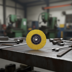 Disco de Lijado de Cerámica Amarillo Ttake de 115x22 mm con Respaldo de Nylon - Product Image 3