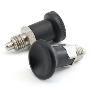 Manopola piatta M4 M6 in acciaio inossidabile Micro Mini perno smussato a stantuffo con indicizzazione a molla - Product Image 4