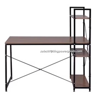 Mobilier moderne pour bureau à domicile Bureau d'ordinateur en bois avec cadre en métal Table de bureau