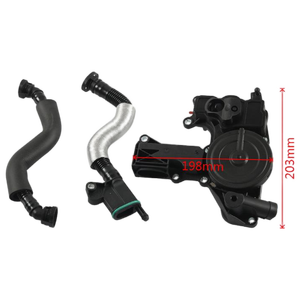 06H103495AB / A / B / C / E 机油分离器 PCV 套件（3 件）适用于大众途观帕萨特阿玛洛克 2008-2015 年款奥迪 A3 斯柯达 2003-2017 年款 - Product Image 3