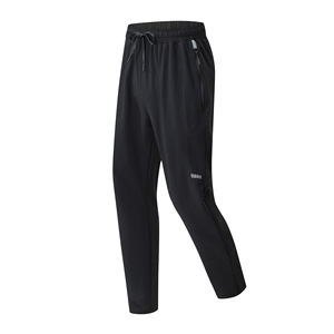 Collants d'été à séchage rapide pour hommes, amples, élastiques, fins, avec fermeture éclair, pour le <span class=keywords><strong>sport</strong></span>, la course, le fitness, le yoga et l'entraînement - Product Image 5