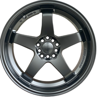 YL pelek mobil aluminium, roda kustom untuk mobil, roda logam campuran aluminium 5 Ruji 18 pelek otomatis 5X114.3 5X100 5X112 5x120