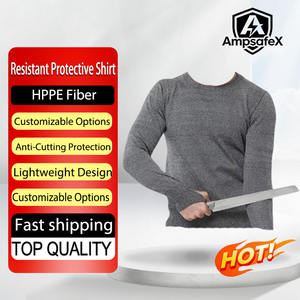 Camiseta de Seguridad Resistente a Cortes para Hombre, Ropa Anticorte, Ropa de Trabajo de Seguridad Personalizada, Nivel de Protección Contra Incendios - Product Image 1
