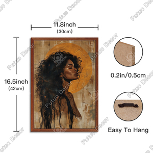 งานศิลปะติดผนังไม้ลายเสือแบบแอฟริกัน แผ่น<span class=keywords><strong>ไม้</strong></span>ตกแต่งผนังสไตล์เรียบง่ายสำหรับตกแต่งบ้าน - Product Image 2