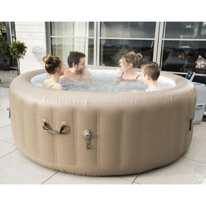 <span class=keywords><strong>Bestway</strong></span> 60017 Palm Springs Hydro Jet Design moderne rond extérieur Mini <span class=keywords><strong>piscine</strong></span> Spa PVC bain à remous gonflable Spa - Product Image 3