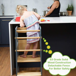 Детский деревянный стул-помощник для кухни - Product Image 6