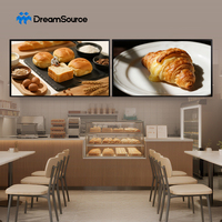 Pantalla Digital LCD Antideslumbrante 4K para Montaje en Pared, Cartel Digital, Menú Electrónico, con CMS SDK Integrado para Tiendas Minoristas, Ascensores Comerciales