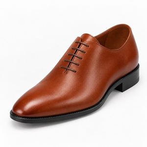 Zapatos de Cuero de Alta Calidad de Una Pieza, Calzado Formal Clásico para Oficina, Duradero y Cómodo, Producción OEM ODM, Fábrica OEM ODM - Product Image 1