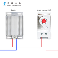 Chauffage Ohmique Industriel en Alliage d'Aluminium Métallique AC/DC 220V 110V DJR 50W~500W