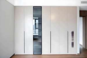 Custom High-end Eco-friendly Dressing Room Bedroom <b>Wardrobe</b> Furniture Multiple <b>Wood</b> Glass Door for Home Use - Product Image 4