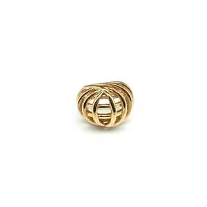 Fashion <b>Rings</b> 316L Stainless Steel PVD <b>Gold</b> Plating Sustainable Resistant Design - Product Image 1