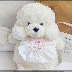 Babero de Poliéster para Mascotas con Diseño de Gato y Perro, Serie Cumpleaños, Accesorios para Fiestas, para Bichón Frisé y Teddy - Product Image 1