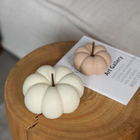 Ornements de citrouille artisanaux en porcelaine blanche de style rustique américain, design champêtre, décoration intérieure pour salons et caves à vin