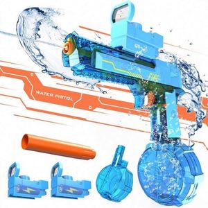Pistola de Agua Eléctrica Automática de Alta Capacidad, Juguete de Piscina para Exteriores de Verano para Adultos, Niños y Niñas, para Diversión Veraniega - Product Image 4