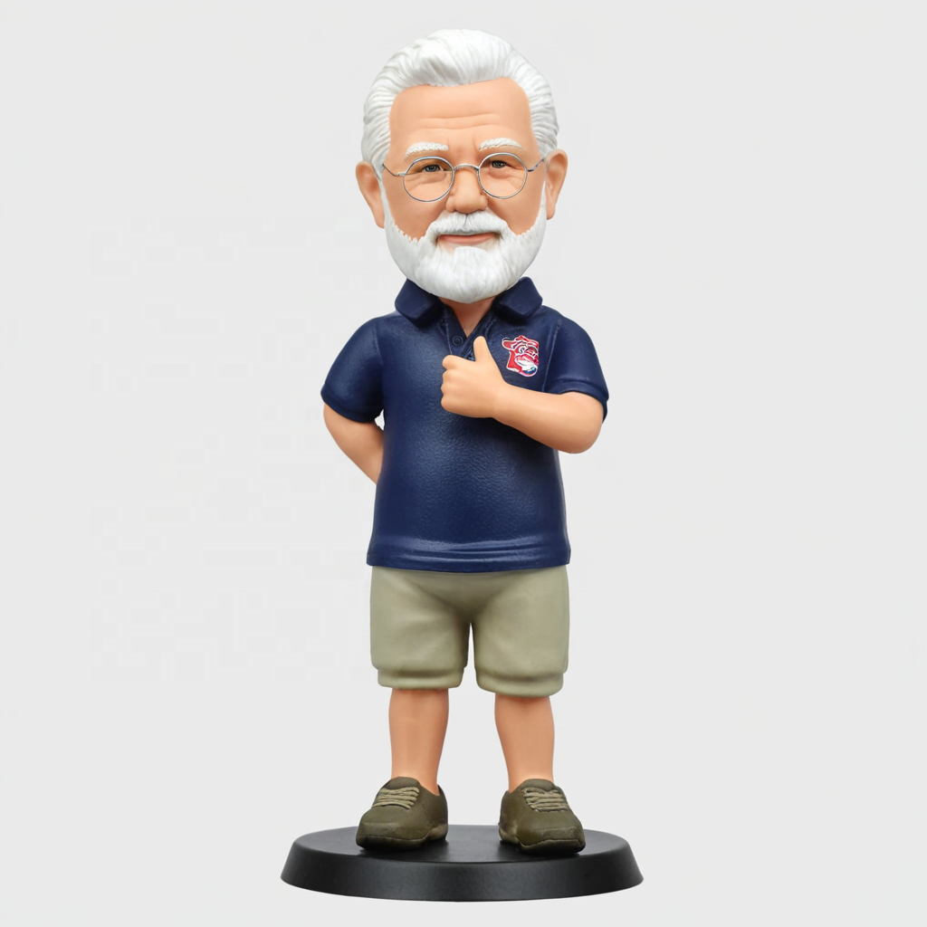 Faire un pêcheur Bobblehead - Figurine pêcheuse personnalisée