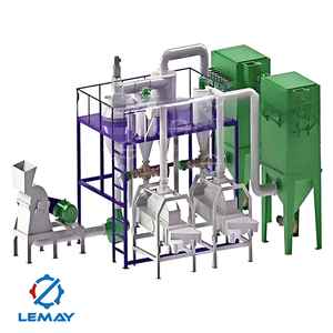 Machine de recyclage de batteries au lithium usagées Lemay modèle 500 avec moteur, installation de production d'énergie de 224,7 kW - Product Image 1