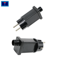 Adaptateur d'alimentation étanche 24V 0.75A à prise UE pour guirlandes lumineuses LED, compatible SCP 5-24W, sortie CC 12W