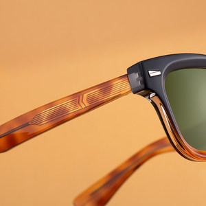 Lunettes de soleil Partagas de créateur, avec logo personnalisé, monture œil de chat, branches à clipser, protection UV400, pour femmes et hommes - Product Image 2