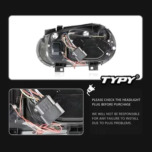 Faros Delanteros TYPY para VW Golf 4 2003-2009, Actualización Modificada, Nuevos DRL, Señal de Giro Dinámica LED, 12V, 8000 Lúmenes, Accesorios para Auto - Product Image 4