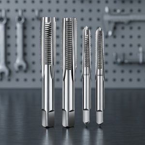 Jeu de 4 tarauds et filières en acier rapide, tarauds droits M5 M8 M16 M20, qualité industrielle - Product Image 2