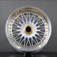 Jantes forgées 2 pièces en aluminium chromé 6061-T6 à profil profond, 18-24 pouces, 5x112 114.3 120, compatibles avec les voitures BMW de luxe