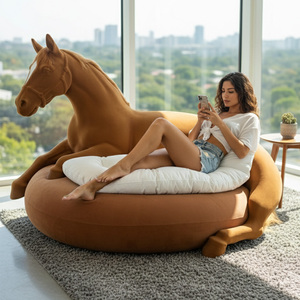 Divano artistico con sculture di animali, design, sofà di design, sofà gigante, sofà, sofà a forma di cavallo, <span class=keywords><strong>mobili</strong></span> da soggiorno - Product Image 5