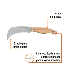 Cuchillo para Linóleo BOX 6 de 7 Pulgadas, TRUPER - Product Image 2