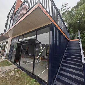 20ft 40ft đúc sẵn Modular container trang web văn phòng/Sandwich Panel văn phòng 20gp sống sang trọng xây dựng cabin container nhà - Product Image 1