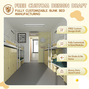 Cama Literas para Dormitorio, Precio de Mayoreo Directo de Fábrica, Cama Literas de Metal de Resistencia Industrial Personalizada, Cama Literas de Metal de Alta Resistencia Premium - Product Image 2