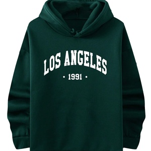 Sudadera con capucha y cremallera para hombre, bordada, de manga larga, estilo oversize, para otoño - Product Image 5