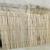 Gorden anyaman bambu ZY ZY-102, gulungan pagar anyaman, buatan tangan, mudah dirakit, untuk penggunaan di rumah dan luar ruangan, dekorasi langit-langit, lebar 3m