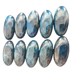 Flashy Cabochon di <span class=keywords><strong>Apatite</strong></span> blu naturale <span class=keywords><strong>pietra</strong></span> <span class=keywords><strong>preziosa</strong></span> di <span class=keywords><strong>Apatite</strong></span> di alta qualità <span class=keywords><strong>pietra</strong></span> semipreziosa polacca a mano per gioielli - Product Image 4