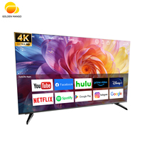 Téléviseur intelligent LED Android 4K OEM de 32 à 65 pouces avec verre anti-explosion pour les magasins de détail