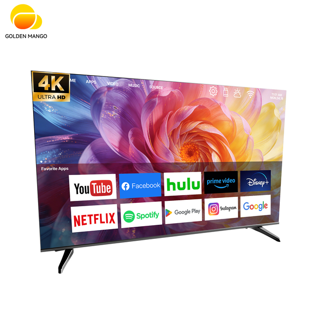OEM 32-65 Inch 4K Explosion Proof Glass Smart TV LED Android TV for Retail Store