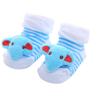 Chaussettes-chaussures en coton tricoté 3D pour bébé, antidérapantes, respirantes, 0-3 mois, nouveau-né, tout-petit, vente en gros - Product Image 4