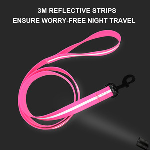Gran oferta 2025, logotipo personalizado, Correa inteligente resistente para perros, liberación rápida, nailon reflectante, correa de plástico <span class=keywords><strong>PVC</strong></span> para mascotas, resistente al agua, fábrica - Product Image 5