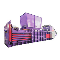 Compacteur automatique de papier carton nouvel état/boîte de conserve Bouteille PET Film plastique Horizontal hydraulique