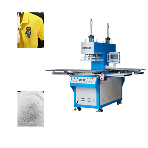 Máquina automática de repujado de doble cabeza, repujado de <span class=keywords><strong>cuero</strong></span>, repujado de etiquetas de ropa guling - Product Image 3