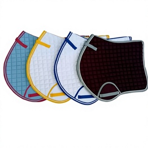 Almohadilla de silla de montar personalizada para equitación, de algodón, con forro de gofre, transpirable, se aceptan diseños acolchados personalizados. - Product Image 1