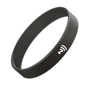 עמיד סיליקון כרטיס ביקור כרטיס ביקור צמיד עם nfc מיני תג 13.56mhz תדר חברתי שיתוף nfc - Product Image 3