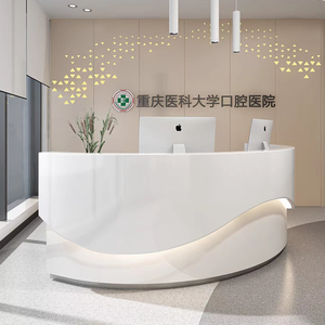 Diseño de montaje rápido de tamaño personalizado, fabricante de escritorio de recepción de escritorio de transmisión profesional líder en China - Product Image 4