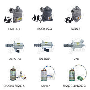 YNF02660 K3V112 Válvula Solenoide de Bomba Hidráulica Principal para Excavadora, Repuesto TDRDE5K-10/40 para Kawasaki <span class=keywords><strong>KOBELCO</strong></span> SK200-1 SK200-<span class=keywords><strong>2</strong></span> - Product Image 4